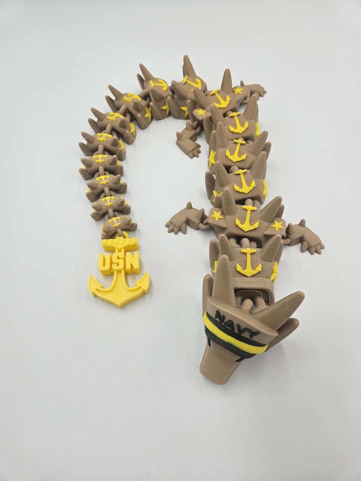 Army, Navy, Air Force, Marine Corps - Articulating Dragon Collectible Figurines - Image 4