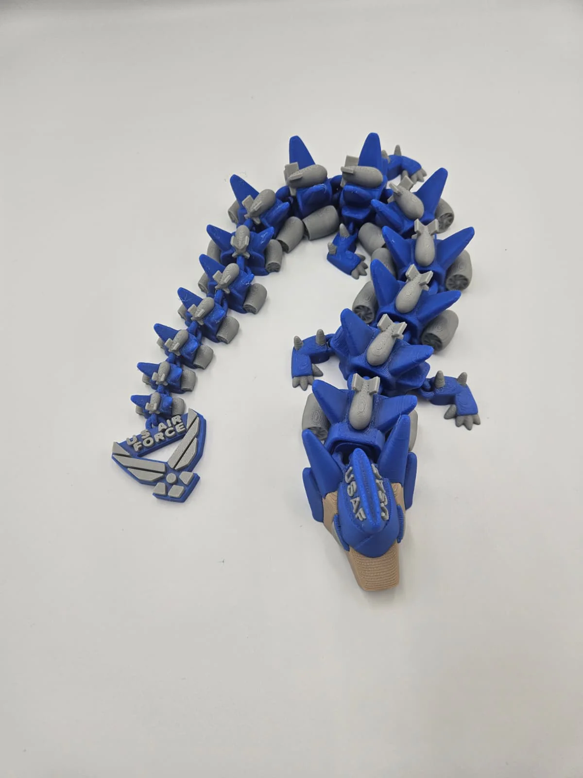 Army, Navy, Air Force, Marine Corps - Articulating Dragon Collectible Figurines - Image 6