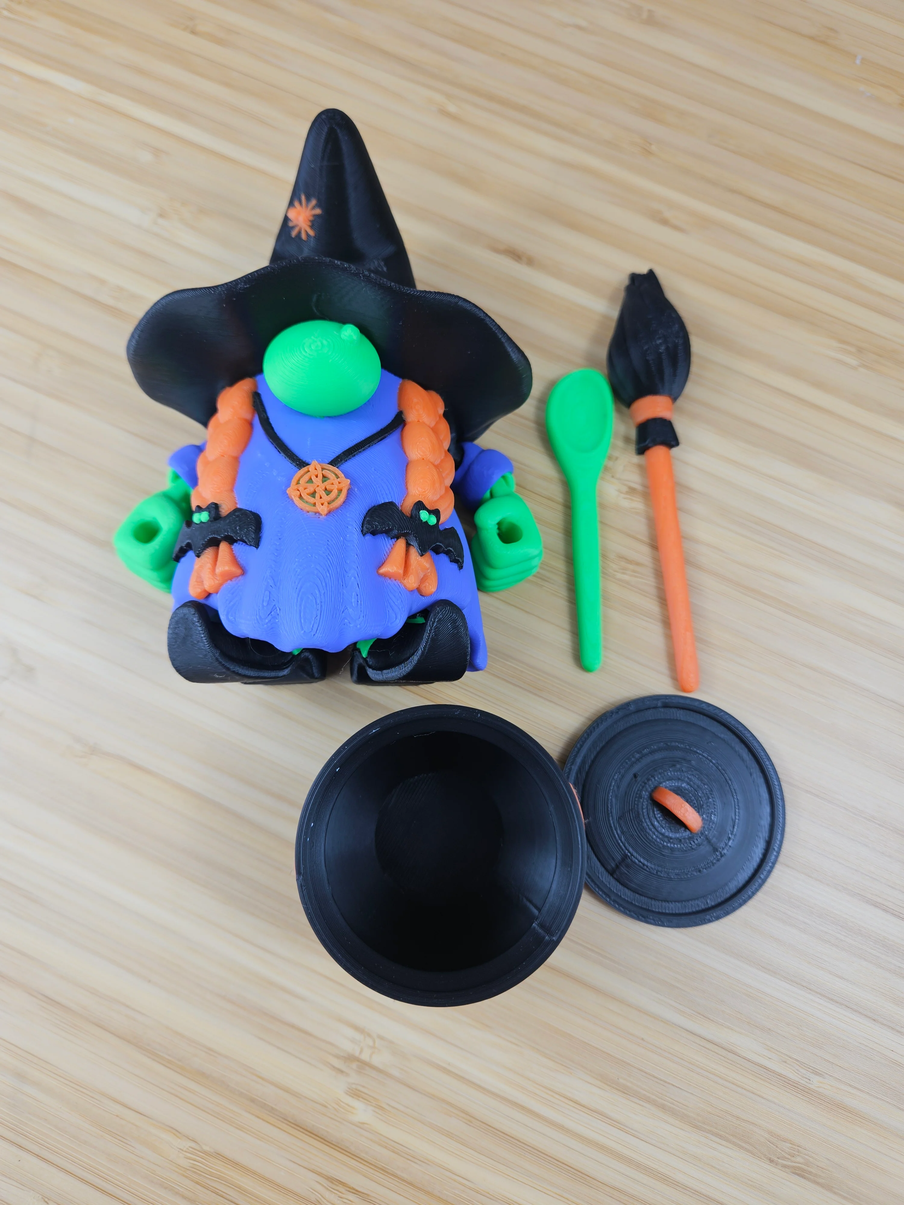 Articulating Witch With Cauldron - Image 4
