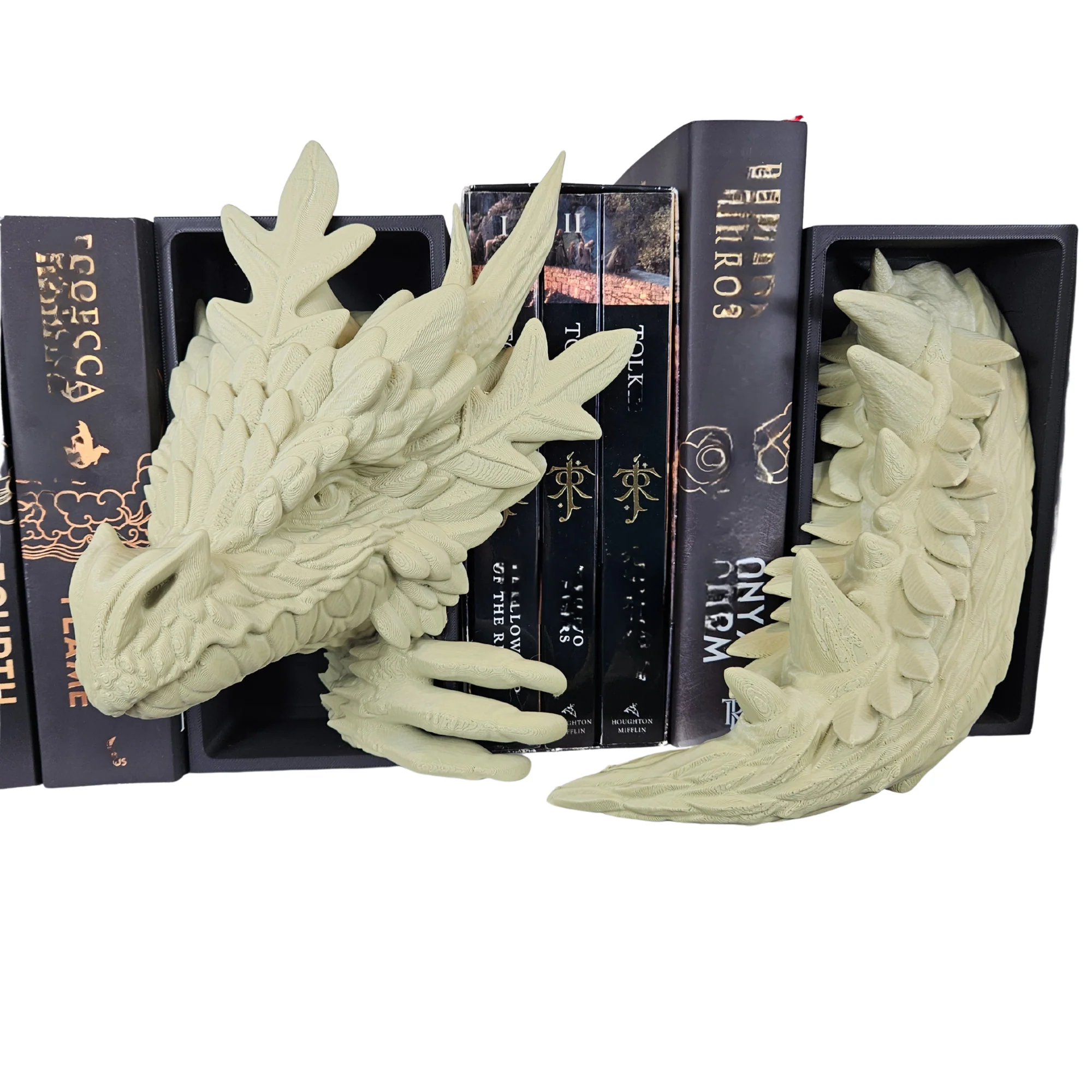 Forest Dragon - Head and Tail Book End - Image 3