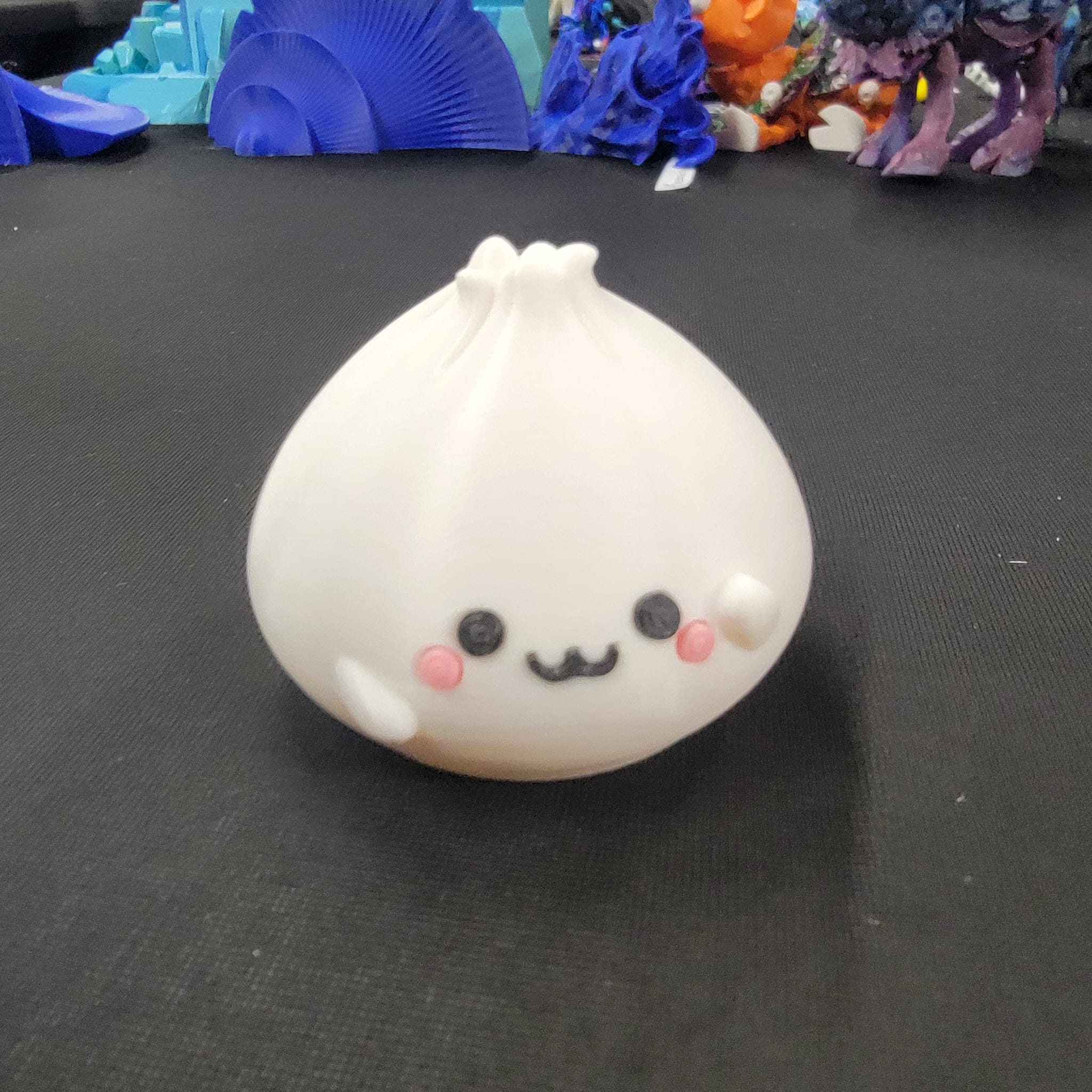 Kawaii Dim Sum Buns on Platter – Set of 3 Adorable Dumplings - Image 4