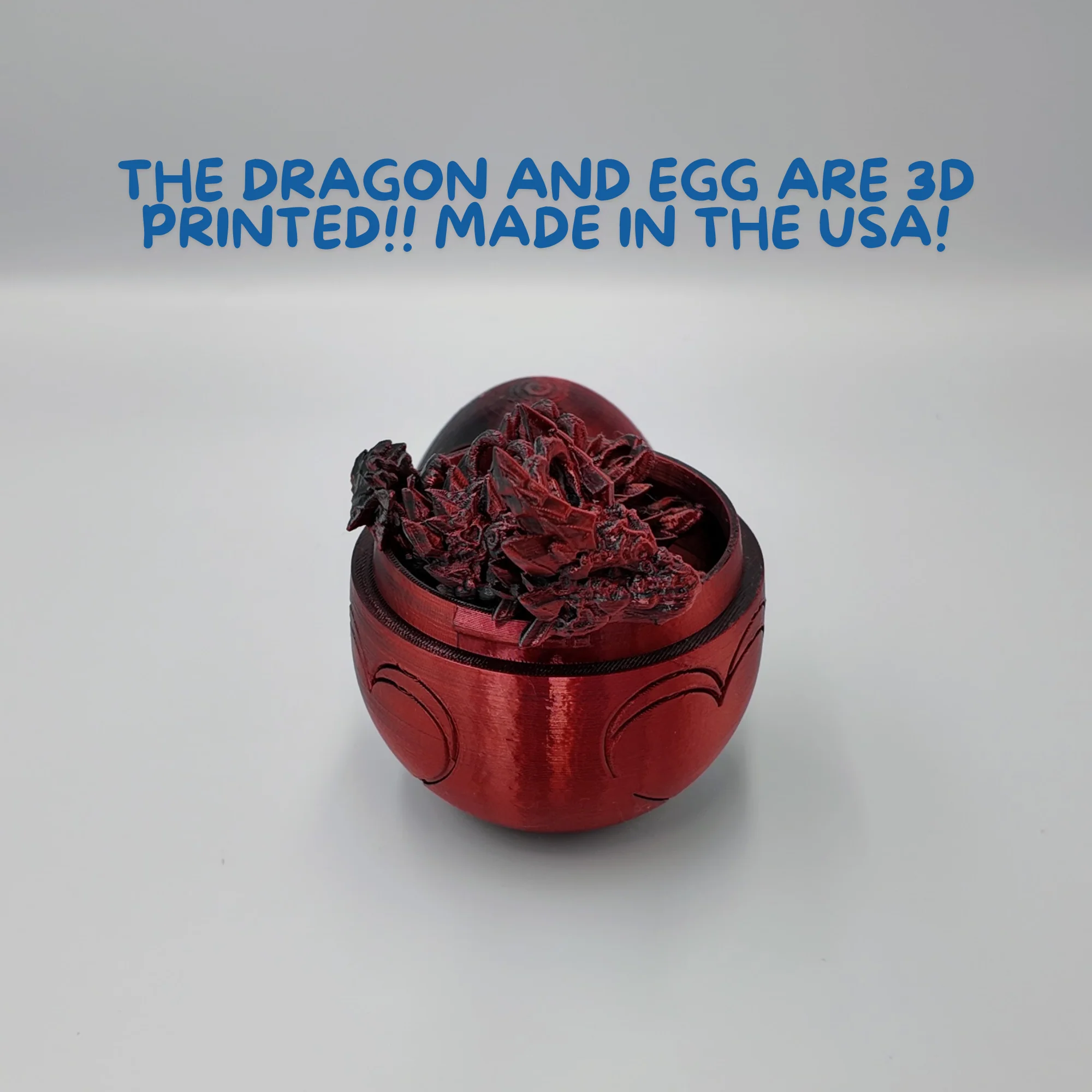 Heart Dragon Egg - 17" Dragons Articulating Joints - Mushroom Themed - Image 30