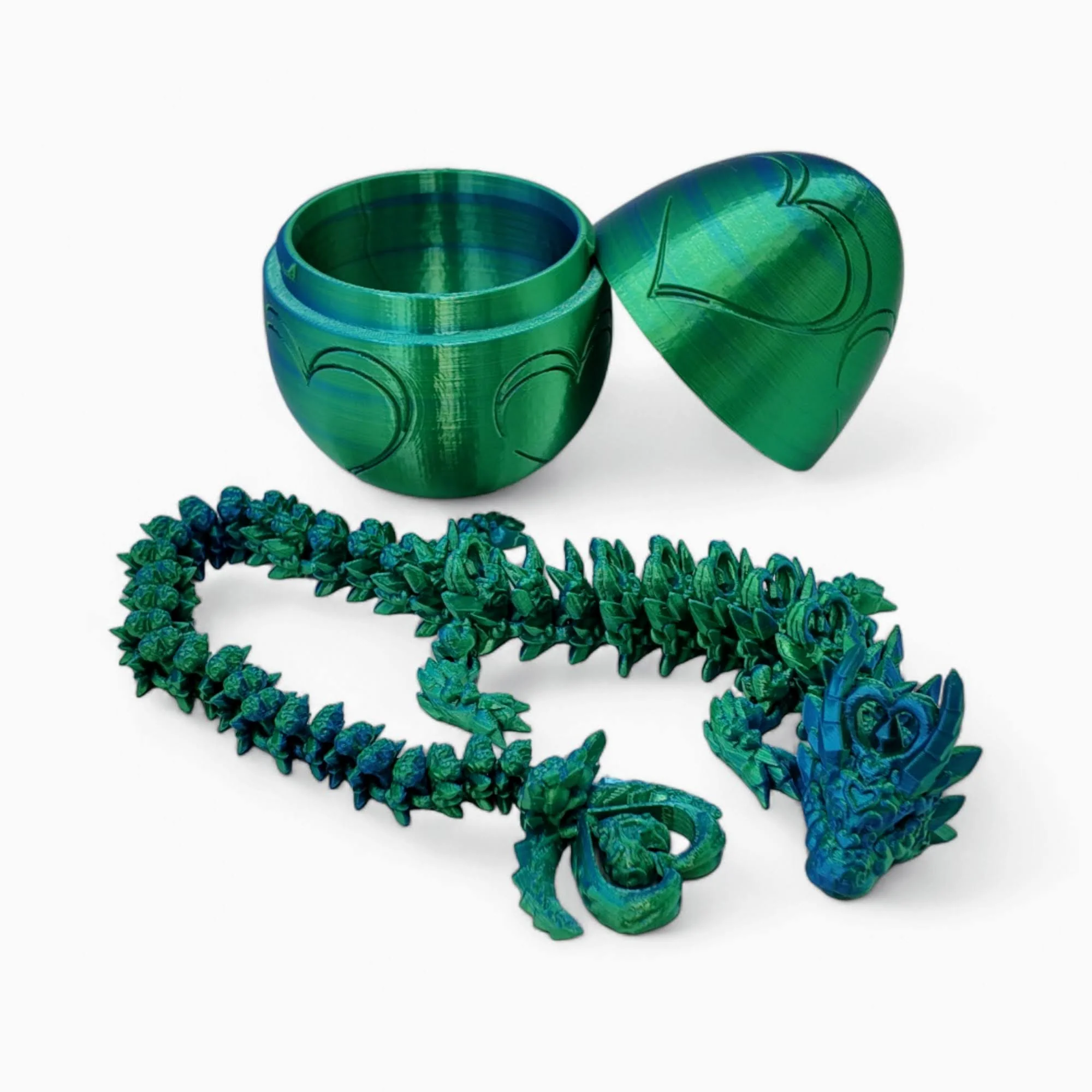 Heart Dragon Egg - 17" Dragons Articulating Joints - Mushroom Themed - Image 45