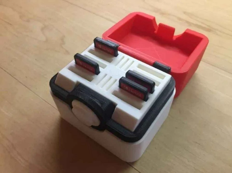 Nintendo Switch & 3DS Pokemon Pokeball Game Case Holder - Image 3