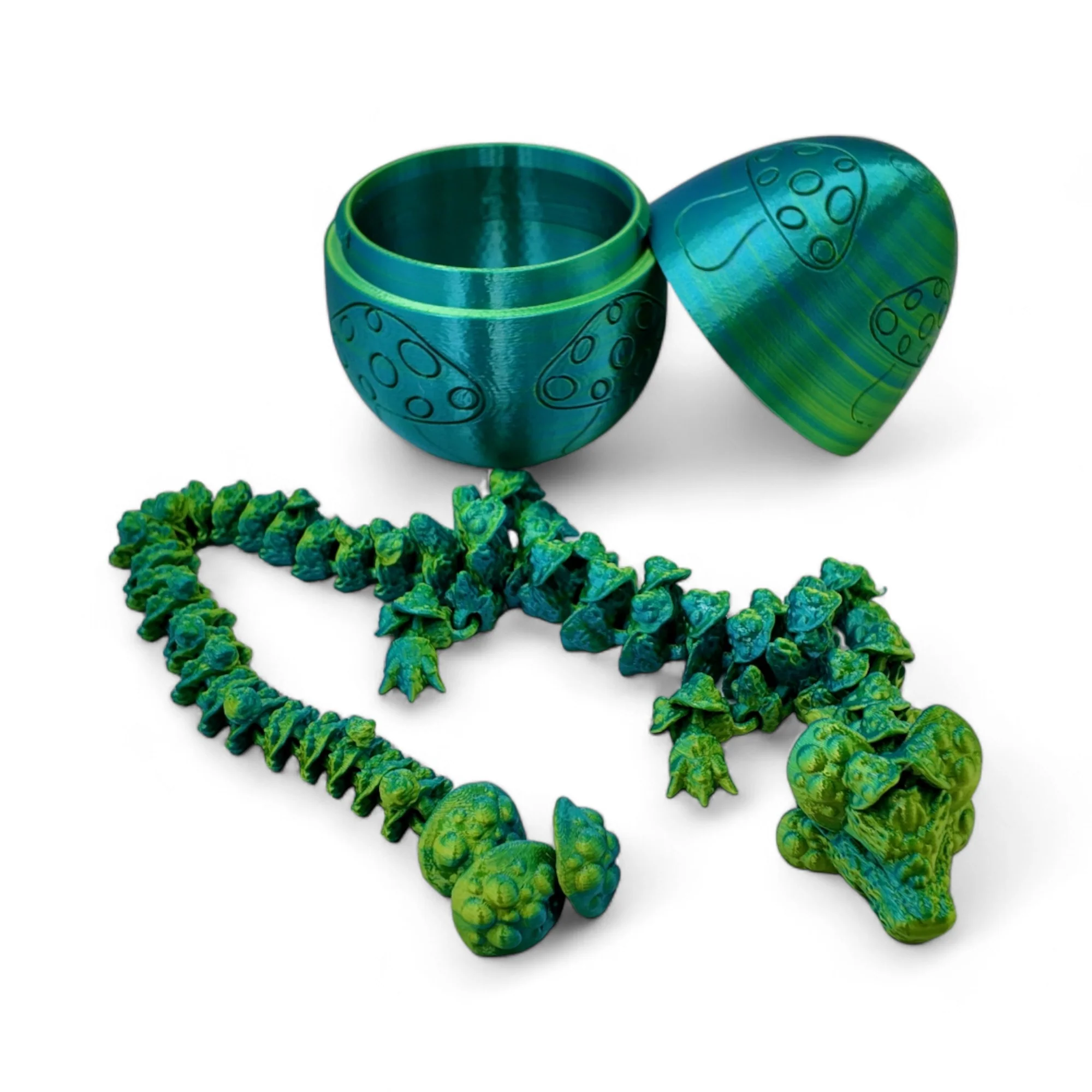 Mushroom Dragon Egg - 16" Dragons Articulating Joints - Mushroom Themed - Image 48