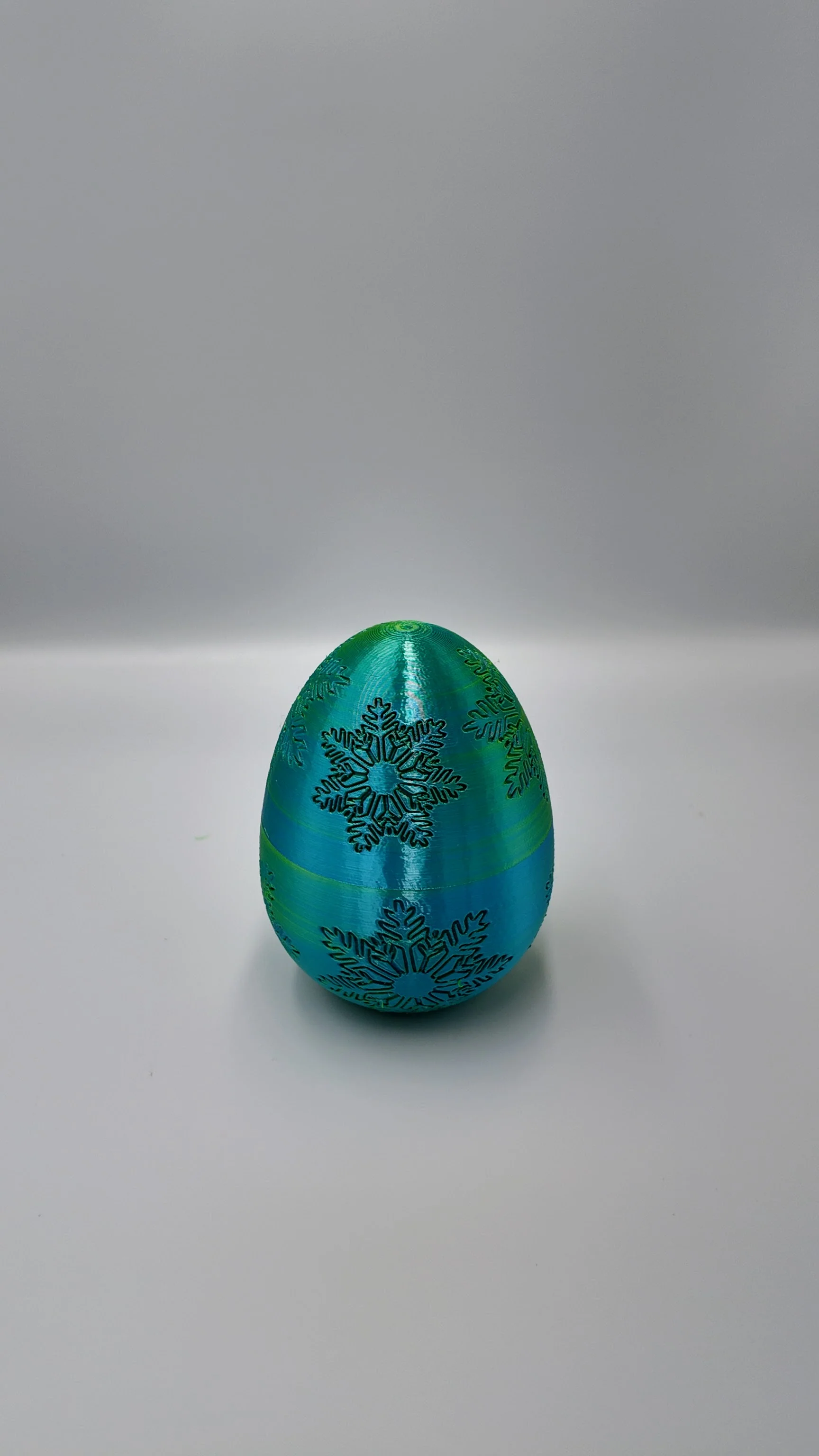 Winter Dragon Egg - 11" Dragons Articulating Joints - Snowflake Themed - Image 26