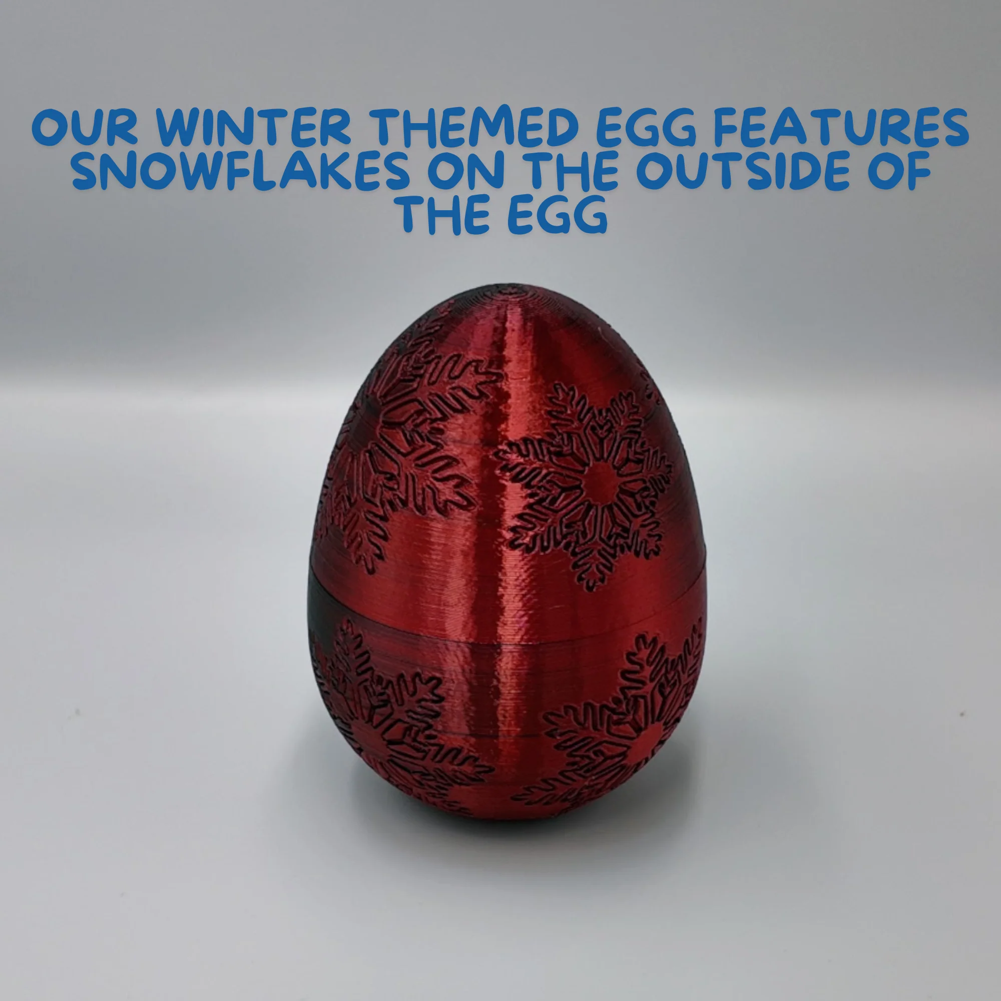 Winter Dragon Egg - 11" Dragons Articulating Joints - Snowflake Themed - Image 38
