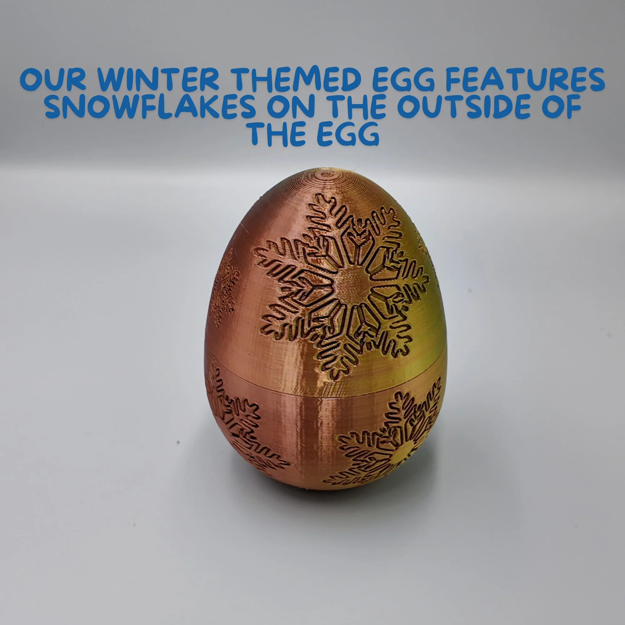 Winter Dragon Egg - 11" Dragons Articulating Joints - Snowflake Themed - Image 45