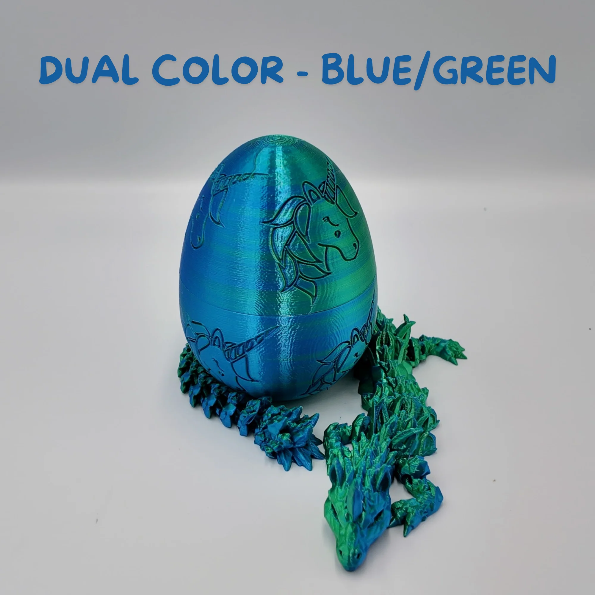 Unicorn Dragon Egg - 14.5" Dragons Articulating Joints - Unicorn Themed - Image 9