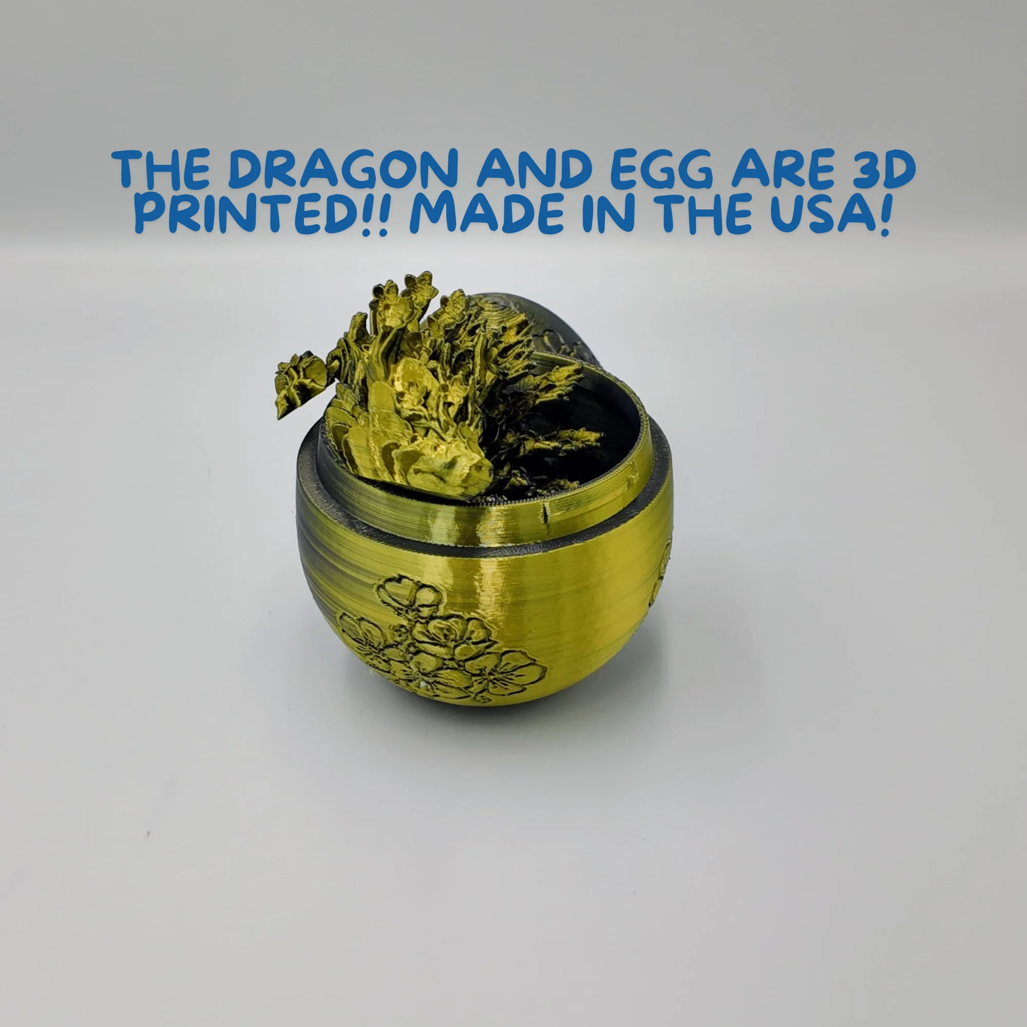 Cherry Blossom Dragon Egg - 14" Dragons Articulating Joints - Cherry Blossom Themed - Image 24